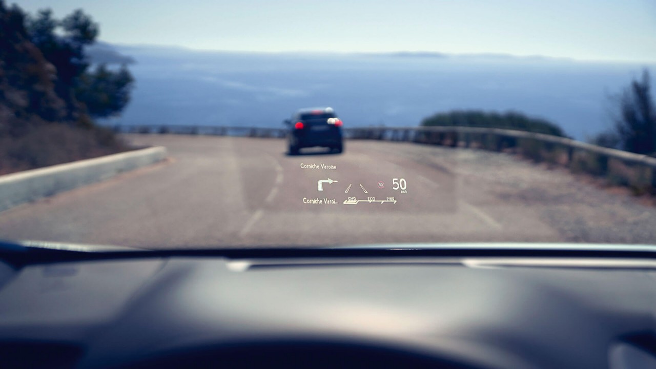 Lexus head-up display